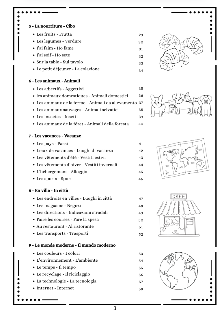 Le mie parole intrecciate Francese Italiano