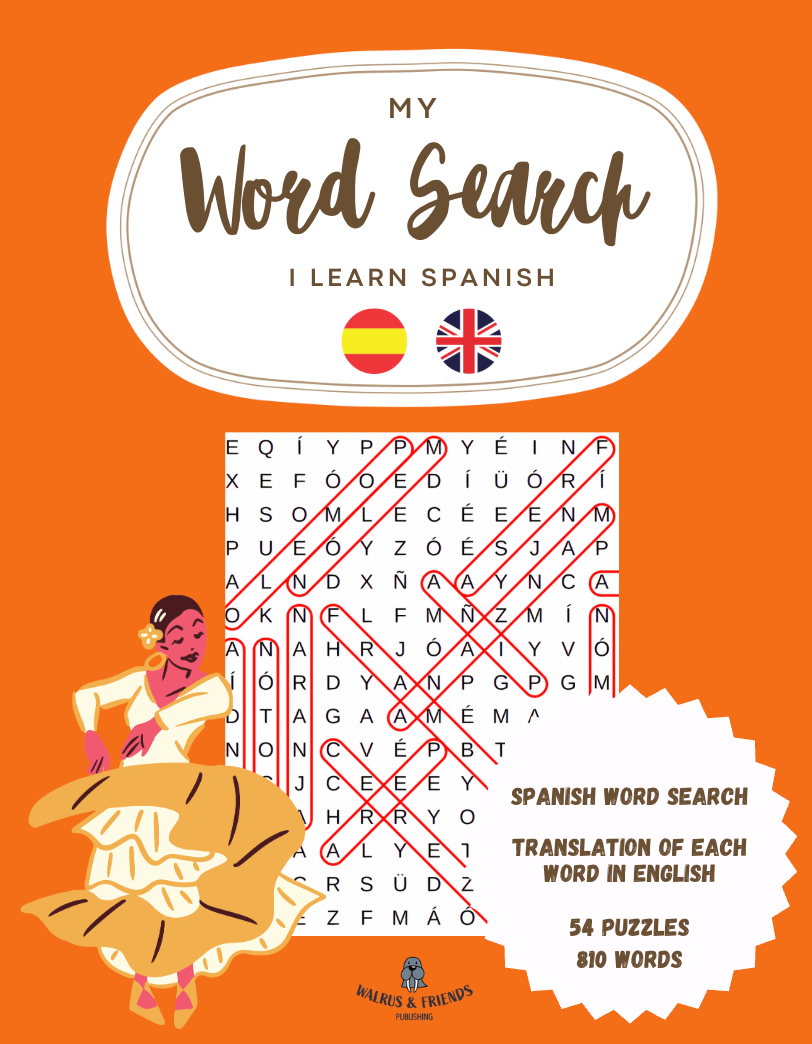My word search English - Spanish
