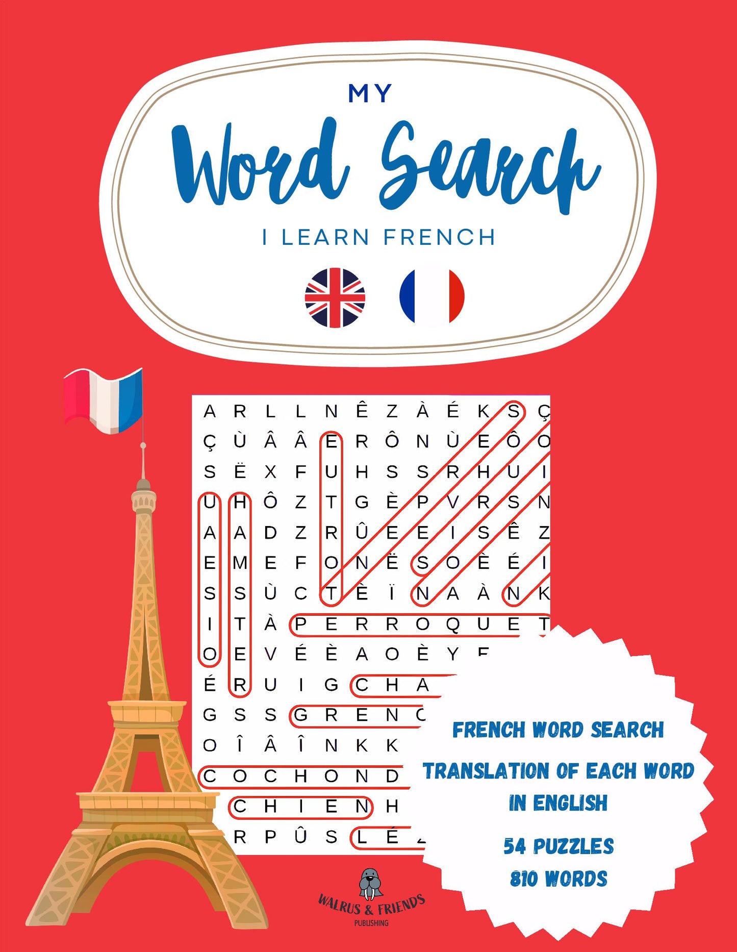 My word search English - French