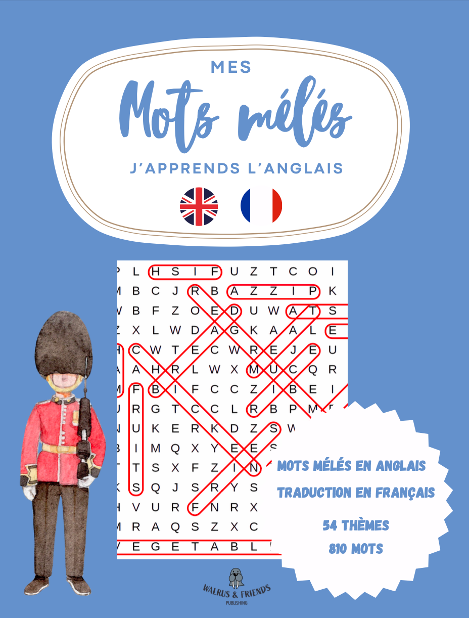 Mes mots mélés Français - Anglais